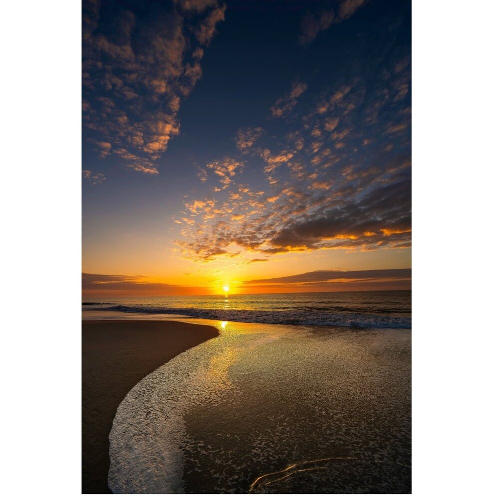 Rehoboth Beach Vertical Sunrise - 6x9" - Color Photograph
